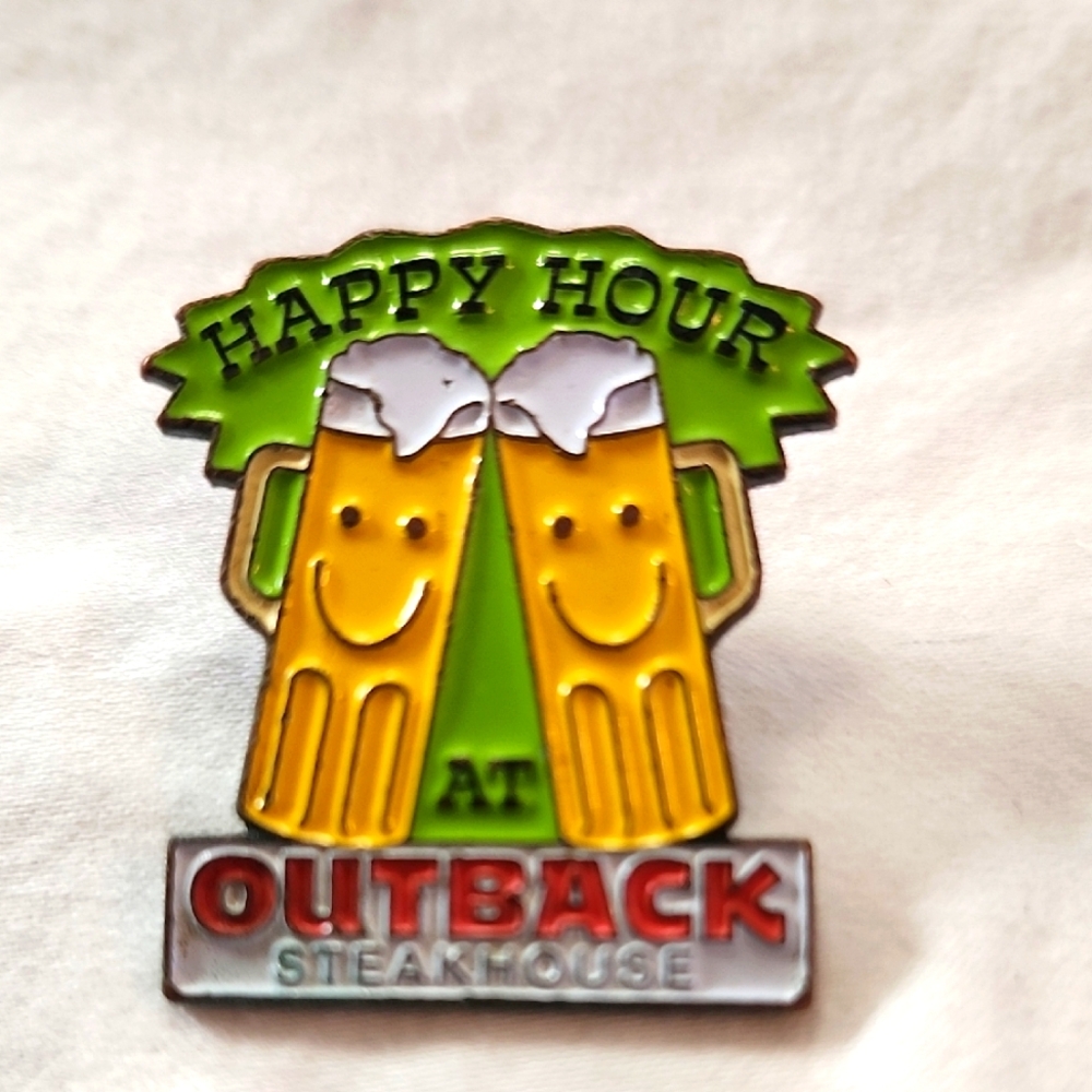 Happy Hour Party Lapel/Hat Pin- Outback Steakhouse Jewelry/Accessories